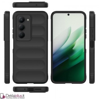 Magic Shield guminis dėklas su kameros apsauga - juodas (Xiaomi Redmi 15 5G) Magic Shield guminis dėklas su kameros apsauga - juodas (Xiaomi Redmi 15 5G)